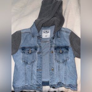 Hollister hooded Jean Jacket